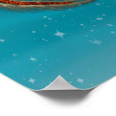 Roter Ostdrache - Mythische Fantasiewesen Poster (Ecke)