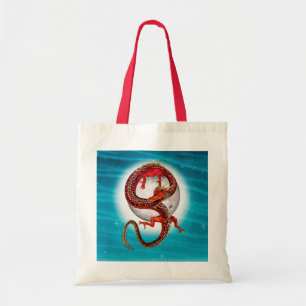 Roter Ostdrache - Mythische Fantasiewesen Tragetasche