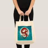 Roter Ostdrache - Mythische Fantasiewesen Tragetasche (Vorderseite (Produkt))
