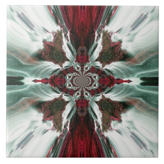 Roter Ozean Kaskade Tile Fliese (Vorderseite)