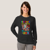 Roter Panda 100 Tage Schule 1 T-Shirt (Vorne ganz)