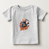 Roter Panda-Astronaut Baby T-shirt (Vorderseite)