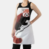 Roter Panda auf Ast sitzend Schürze (InSitu)