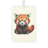 Roter Panda Autolufterfrischer (Rückseite)