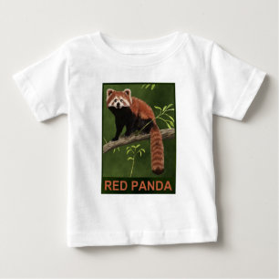 Roter Panda Baby T-shirt