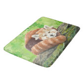 Roter Panda Badematte (Schrägansicht)