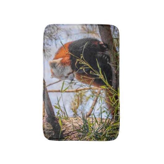 Roter Panda Badematte (Vorderseite Vertikal)