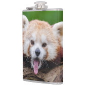 Roter Panda-Bär Flachmann (Links)