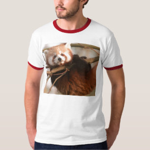 Roter Panda-Bärn-Natur-Tier-Schicksal T-Shirt