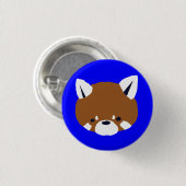 Roter Panda Button (Vorne & Hinten)