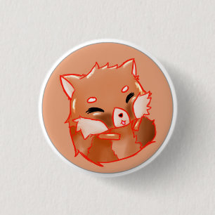 roter Panda Button