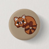 Roter Panda Button (Vorderseite)