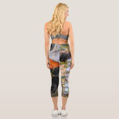 Roter Panda Capri Leggings (Rückseite)