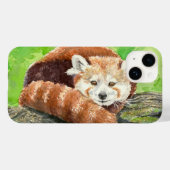 Roter Panda Case-Mate iPhone Hülle (Rückseite (Horizontal))