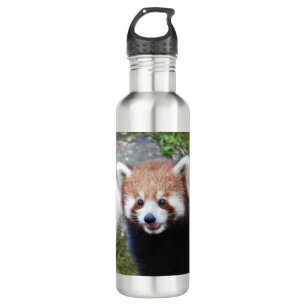 Roter Panda Edelstahlflasche