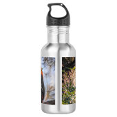 Roter Panda Edelstahlflasche (Rückseite)