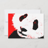 roter Panda Einladung (Vorderseite)