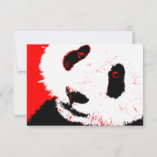 roter Panda Einladung
