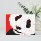 roter Panda Einladung (Stehend Vorderseite)