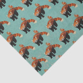 Roter Panda & Eule Seidenpapier (Ausschnitt)
