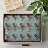 Roter Panda & Eule Seidenpapier (Geschenk)