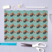 Roter Panda & Eule Seidenpapier (Handwerk)