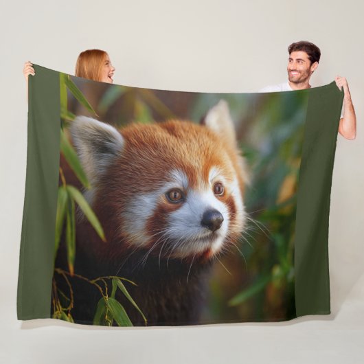 Roter Panda  Fleecedecke (Beispiel)