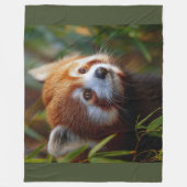 Roter Panda  Fleecedecke (Vorderseite)