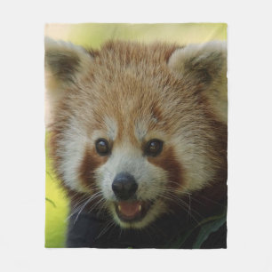 Roter Panda Fleecedecke