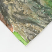 Roter Panda Fleecedecke (Ecke)