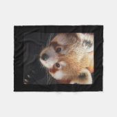 ROTER PANDA FLEECEDECKE (Vorderseite (Horizontal))