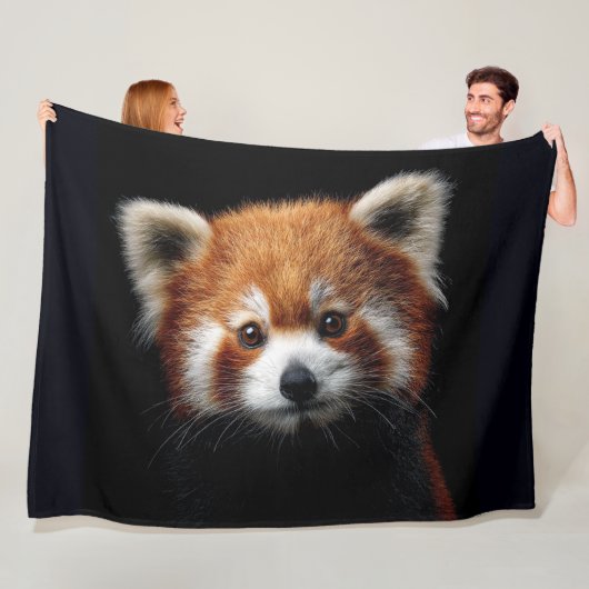 Roter Panda Fleecedecke (Beispiel)