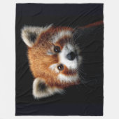 Roter Panda Fleecedecke (Vorderseite)