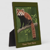 Roter Panda Fotoplatte (Seite)
