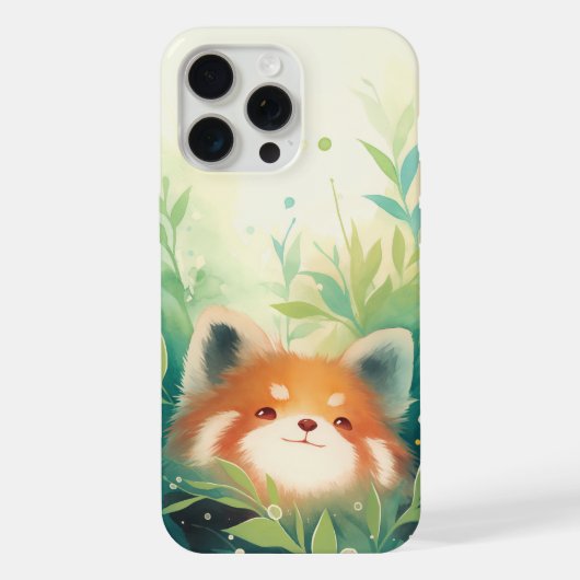Roter Panda Geheime Welt iPhone Hülle (Rückseite)