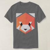 Roter Panda-Gelb T-Shirt (Design vorne)