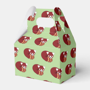 Roter Panda Geschenkschachtel