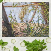 Roter Panda Geschirrtuch (Gefaltet)