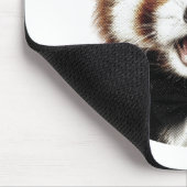 Roter Panda Gesicht Mousepad (Ecke)