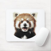 Roter Panda Gesicht Mousepad (Mit Mouse)