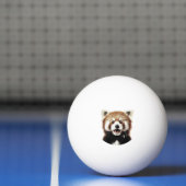 Roter Panda Gesicht Tischtennisball (Netto)