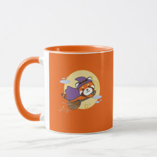 Roter Panda Halloween Hexenkind Hexen Kostüm Tasse