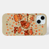 Roter Panda Herbstzeit Case-Mate iPhone Hülle (Rückseite (Horizontal))