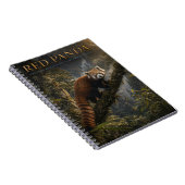 Roter Panda Himalaja-Wald TIERE Notizblock (Rechte Seite)