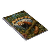 Roter Panda Himalayan Wald POPCUT Notizblock (Rechte Seite)