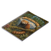Roter Panda Himalayan Wald POPCUT Notizblock (Linke Seite)