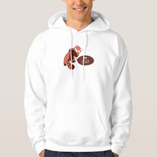 Roter Panda Hoodle Hoodie (Vorderseite)