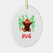 Roter Panda: HUG Keramik Ornament (Rechts)