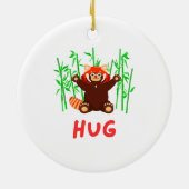 Roter Panda: HUG Keramik Ornament (Hinten)