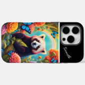 Roter Panda in Bloom Case-Mate iPhone Hülle (Rückseite (Horizontal))